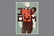 I Love Gym. Grunge vector set., a Person Illustration by PoPaShop (Thumbnail 8 of 9)