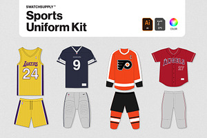 Sports Uniform Jersey Template, a Product Mockup by Swatch Supply
