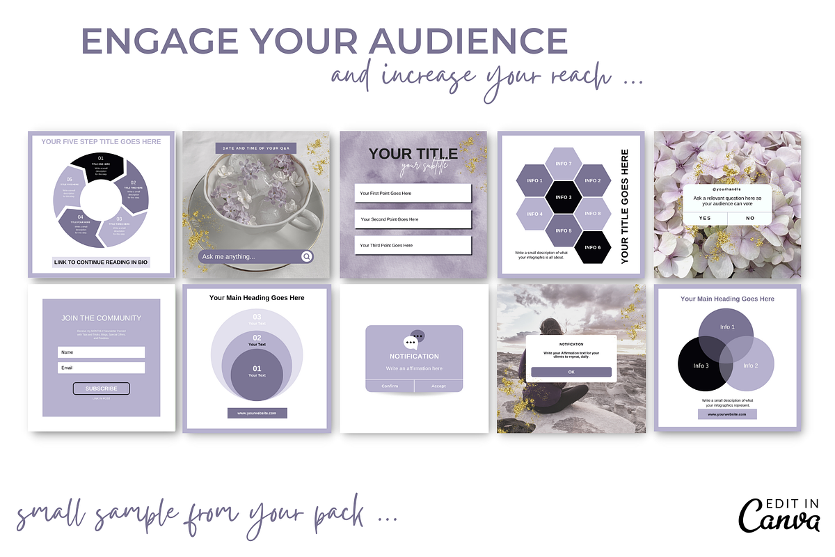 Instagram & Facebook Canva Templates