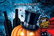 Halloween Dark Night Flyer, a Flyer Template by MergeIdea (Thumbnail 2 of 3)