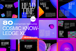 Instagram Social Media CANVA Cosmic, a Social Media Template by Vermeulen Design Studio