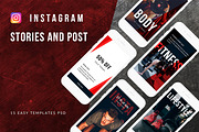 Instagram Bundle 25in1 + Free Update, a Social Media Template by Digital Breath templates (Thumbnail 19 of 27)