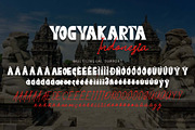 Yogyakarta Indonesia, a Blackletter Font by Yoga Letter (Thumbnail 7 of 8)