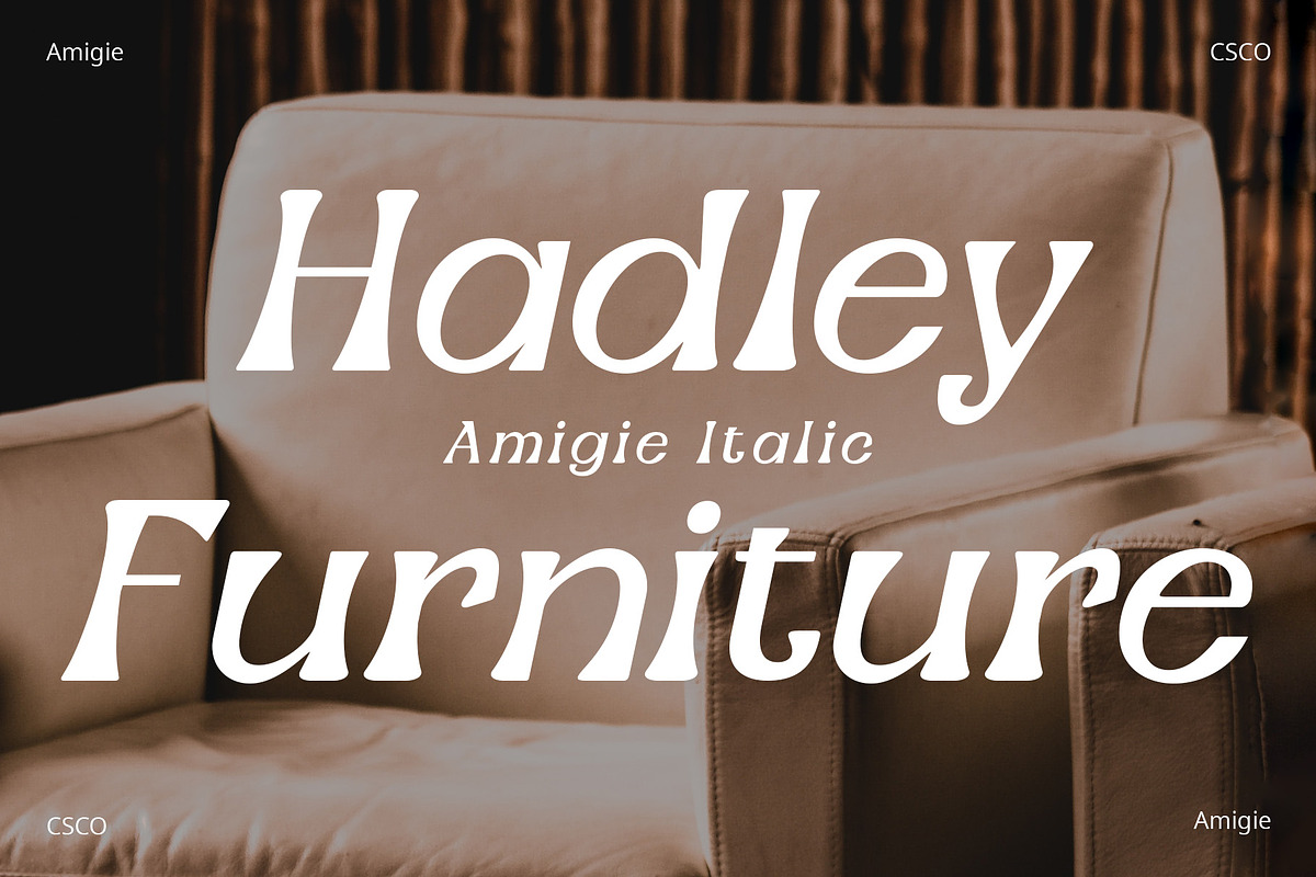 Amigie – Display Serif, a Serif Font by Craft Supply Co. (Photo 3 of 8)