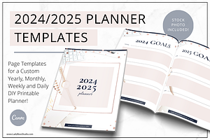 Canva Planner - Rose Gold