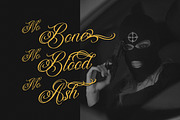 Landog Tlaloc | Tattoo Script Font, a Script Font by Denustudios (Thumbnail 6 of 14)
