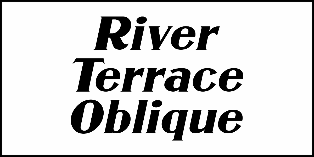 River Terrace JNL, a Serif Font by Jeff Levine Fonts (Photo 4 of 5)