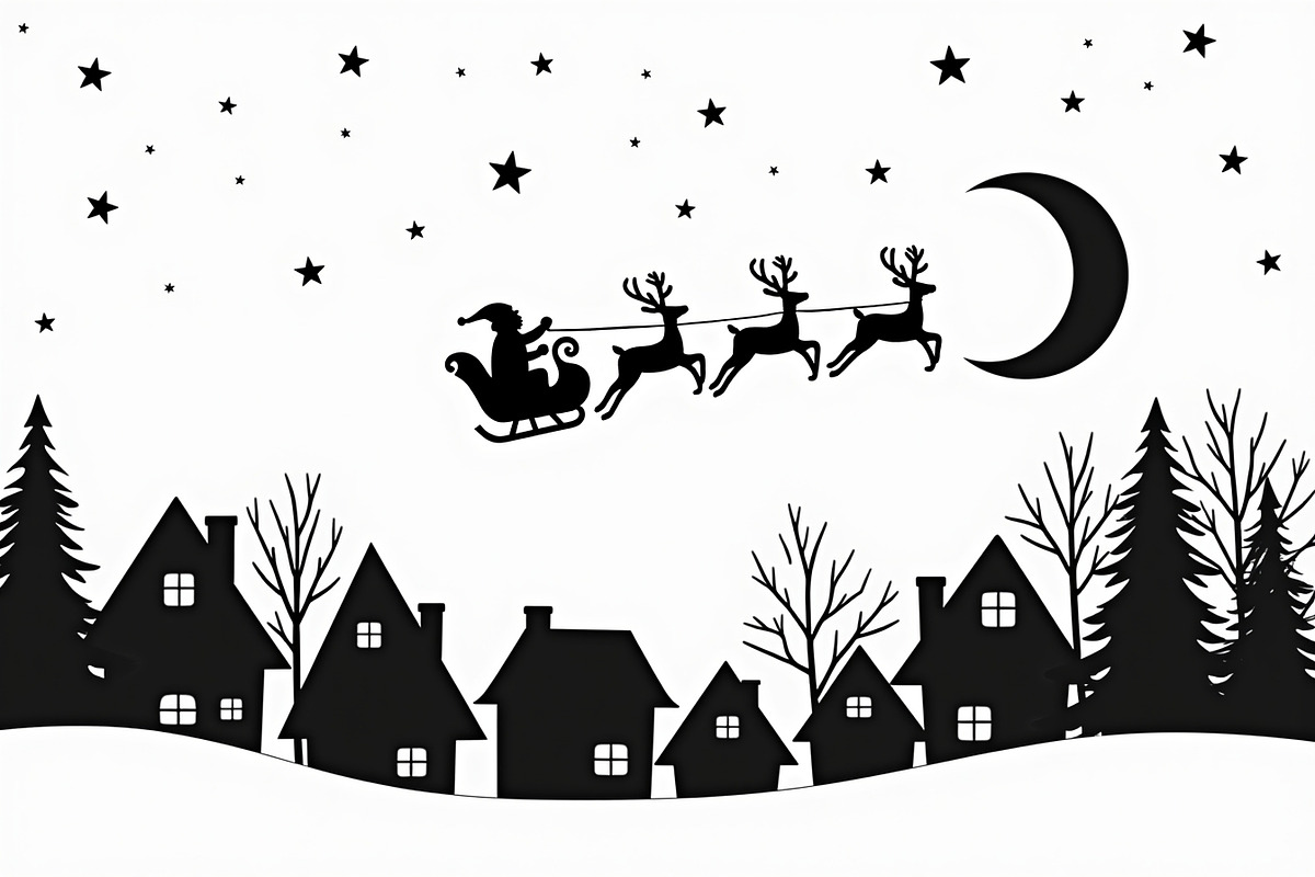 Santa Sleigh Vector Bundle, an Illustration by Amazin_art (Photo 16 of 21)
