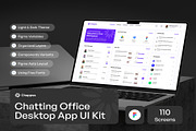 Chapps Chatting Office Dekstop App, an UI Kit Template by Creative Perspective (Thumbnail 1 of 7)