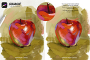 Gouache Brushes for Procreate, a Brush Add-On by Les Frolova (Thumbnail 7 of 9)