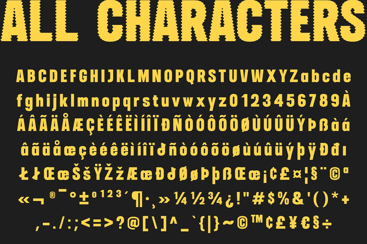 Arnel Distort, a Sans Serif Font by Craft Supply Co. (Photo 8 of 8)