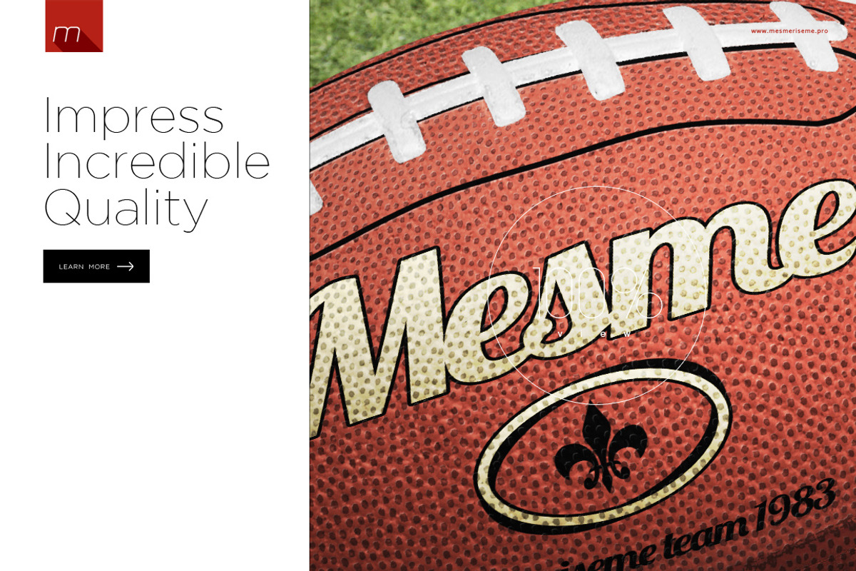 American Football Ball Mock-up, a Product Mockup by Mocca Mockups Store (Photo 5 of 5)