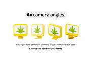 Have a good trip! - 50 weed 3D icons, an Outline Icon by Dmitriylo (Thumbnail 3 of 6)