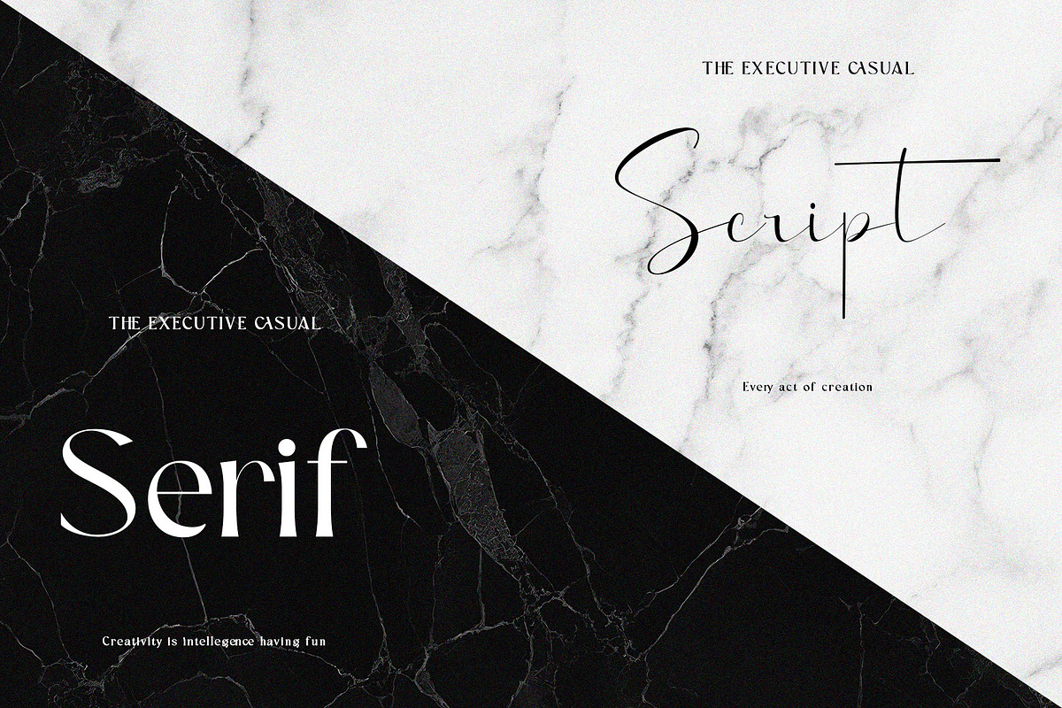 The Executive Casual, a Serif Font by Fontsgood (Photo 4 of 13)