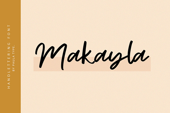 Makayla | Handwritten Font preview 7