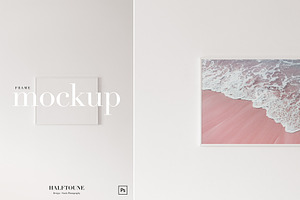 Frame Mockup, Clean Minimal Mockup