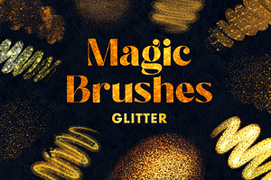 22 Glitter Sparkle Brushes Procreate
