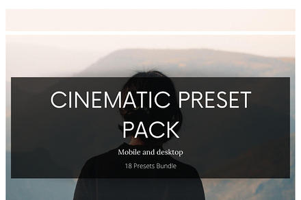 18 Lightroom Presets Pack Cinematic