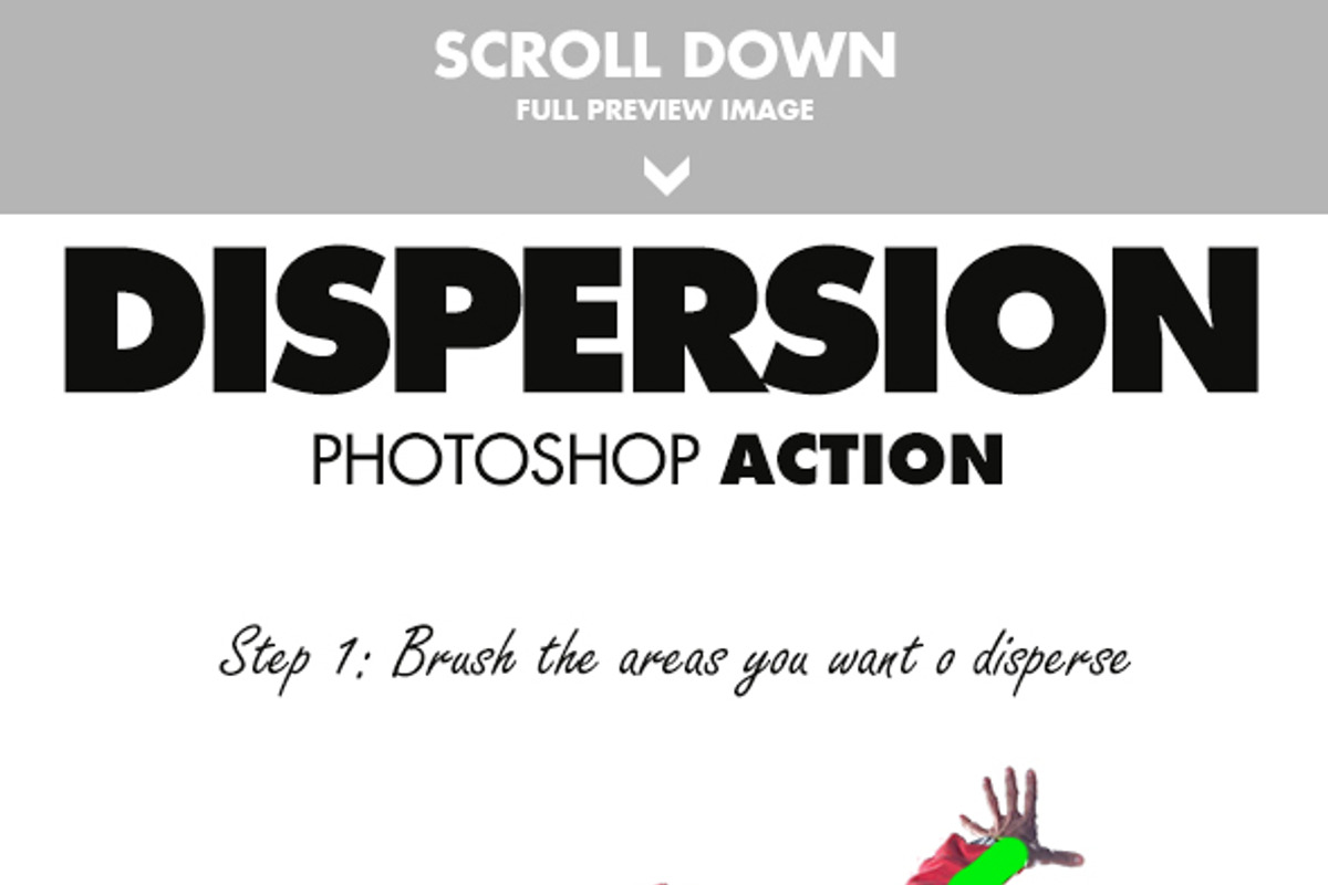 Dispersion Photoshop Action preview 7