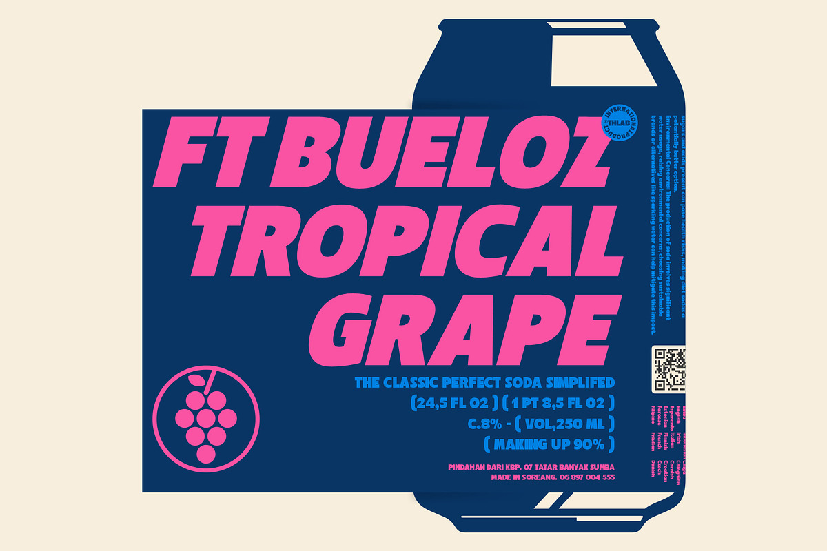 Ft Bueloz | Shadow Font, a Sans Serif Font by Fateh.Lab (Photo 10 of 12)