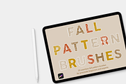 Fall Pattern Brush Pack Procreate, a Brush Add-On by cathconofolio (Thumbnail 1 of 5)