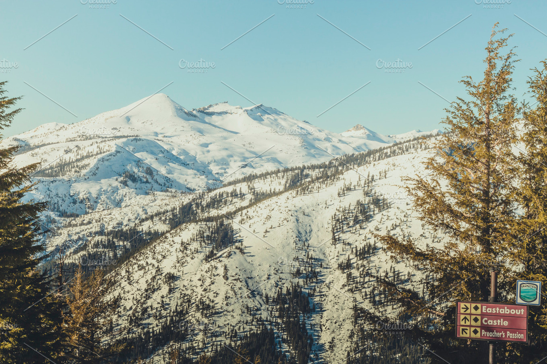 Snowy mountains featuring winter, snow, and mountains