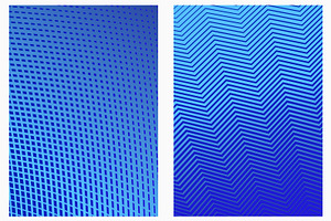 Blue Halftone Digital Covers,posters