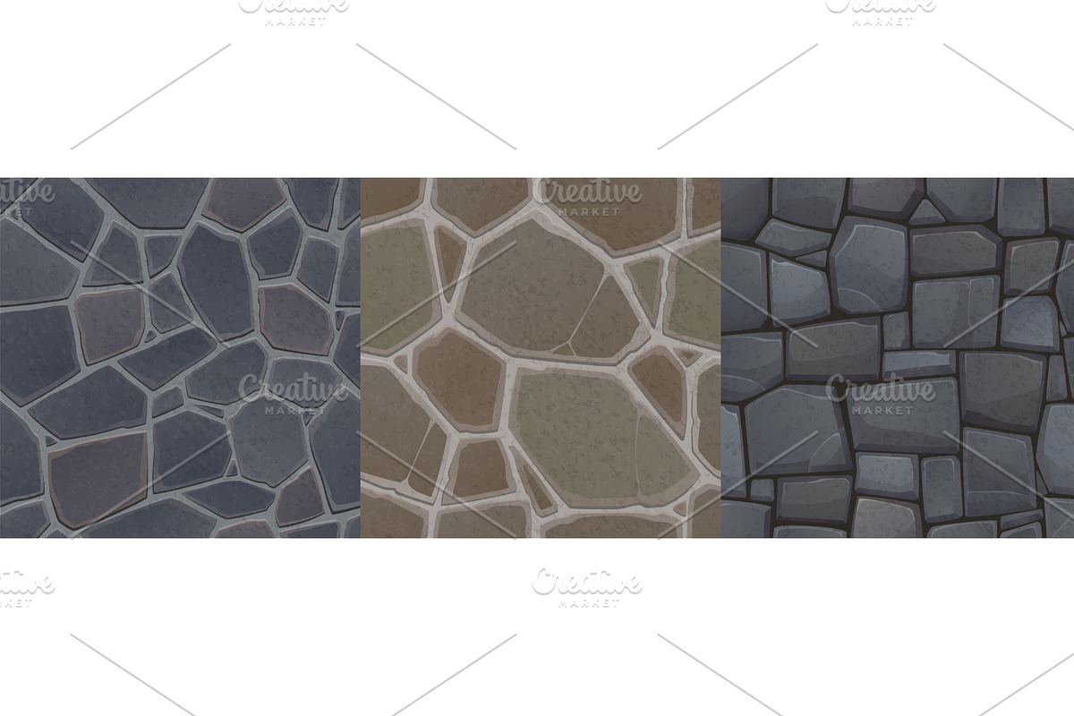 Textures of stone floor and wall, a Texture Graphic by art PVP - market