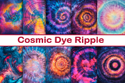 Cosmic Dye Ripple, a Pattern Graphic by Printable Treasure (Thumbnail 1 of 3)