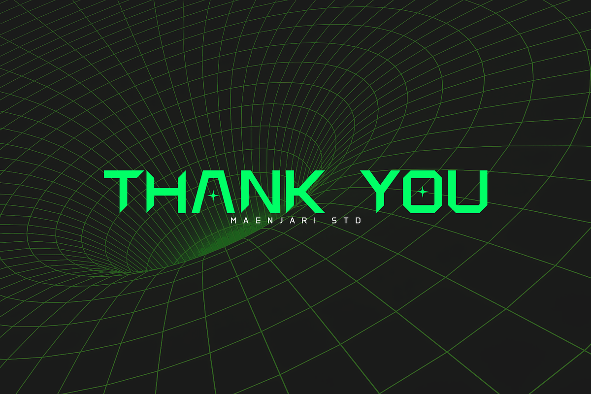Zerx - Futuristic Display Typeface, a Sans Serif Font by Maenjari Std (Photo 10 of 10)
