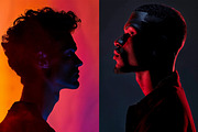 122 Silhouette Portraits, a Person Photo by Handmadefont (Thumbnail 14 of 15)