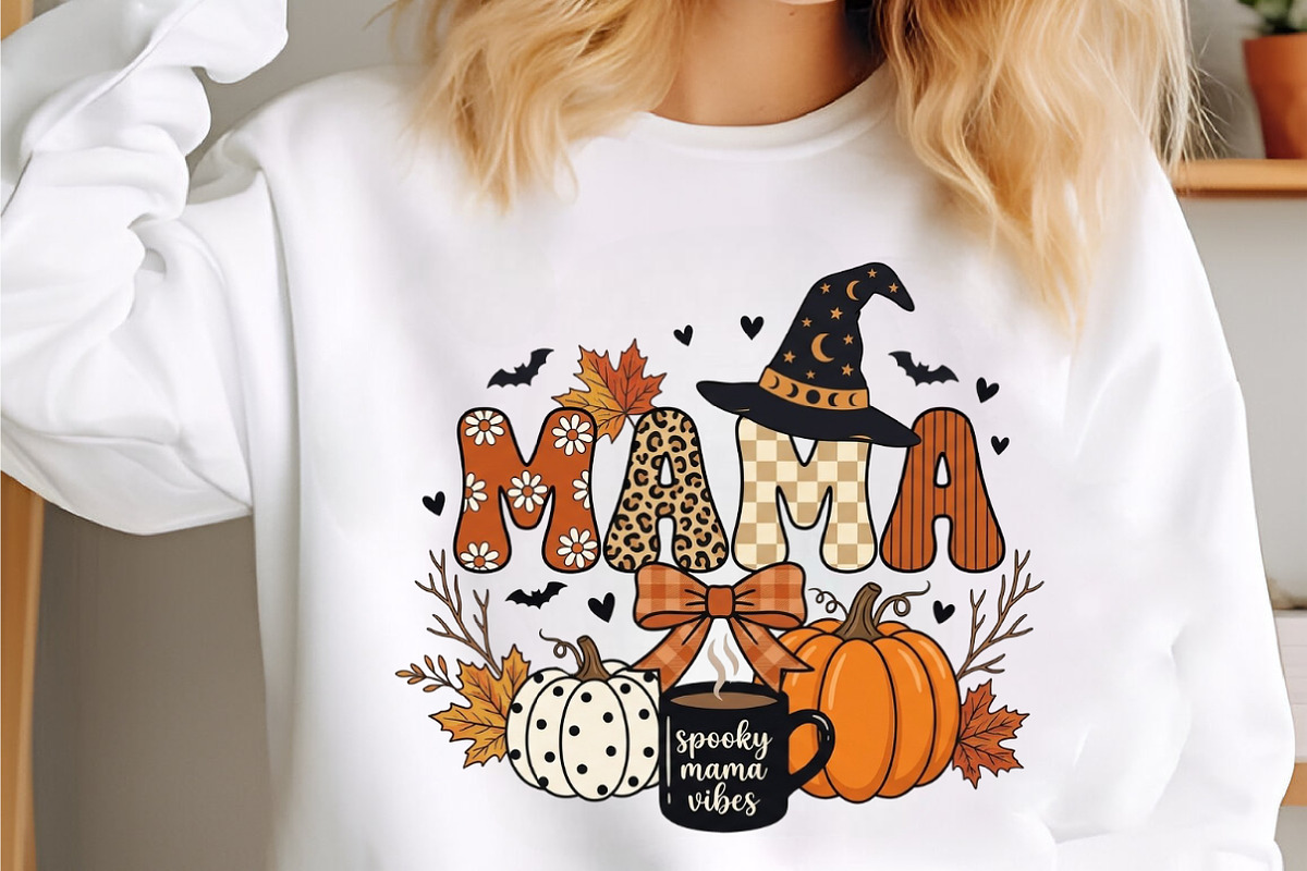 Preppy Fall Halloween Mama Coquette, a Seasonal Illustration by designcity5 (Photo 2 of 4)