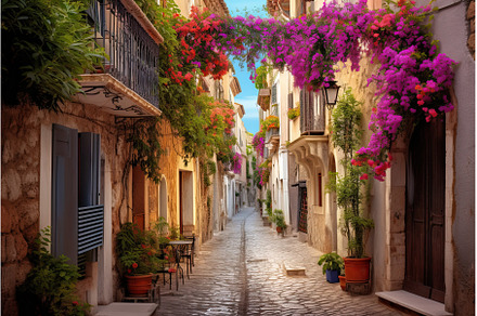Cozy street in the historic center, an Architecture Photo by Neirfy