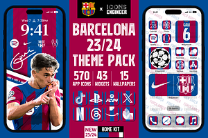 FC Barcelona 23/24 Theme Pack | Home
