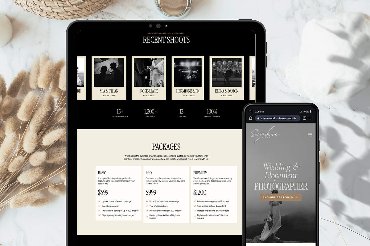 Wedding & Elopement Photography, a Landing Page Template by hridoywebdev (Photo 3 of 4)