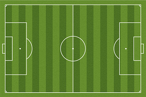 Soccer field, vector illustration, a Texture Graphic by Marinstri