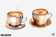 Hot Coffee Watercolor, an Illustration by Gemstone (Thumbnail 9 of 12)