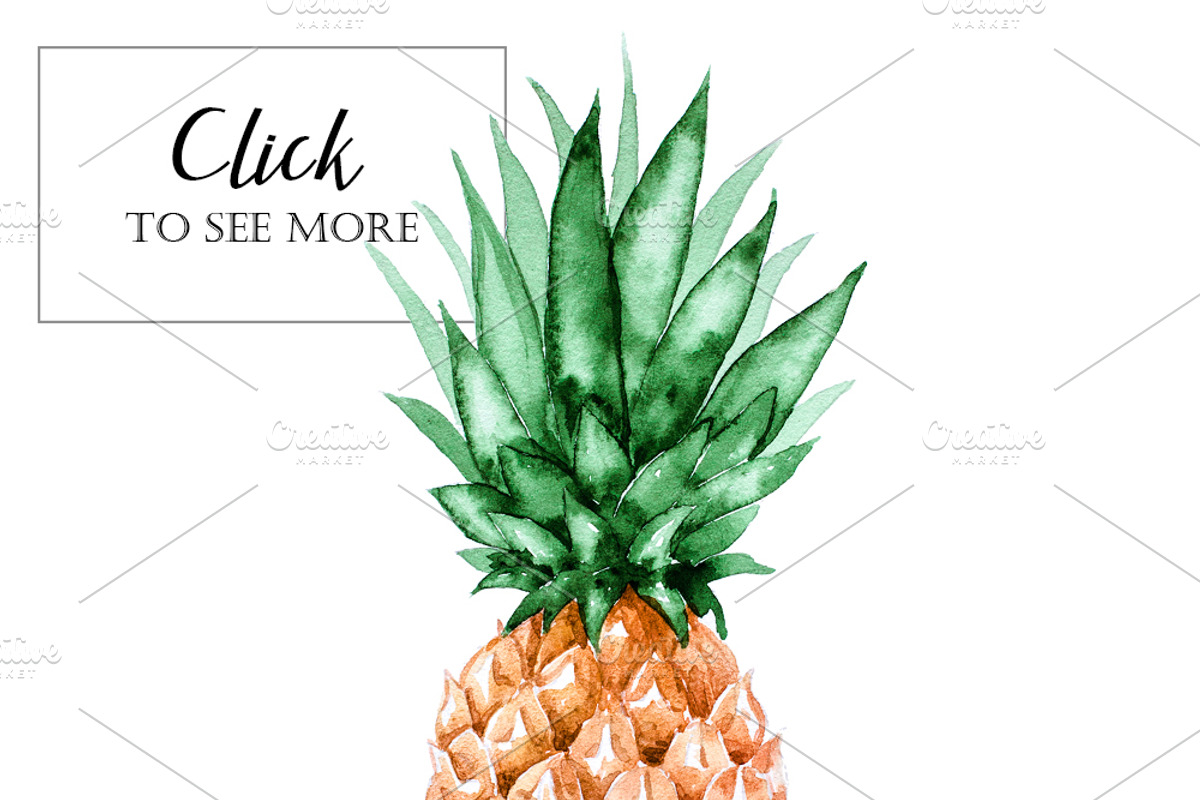Tropical Paradise Watercolor Set, an Illustration by Anna Faun (Photo 4 of 7)
