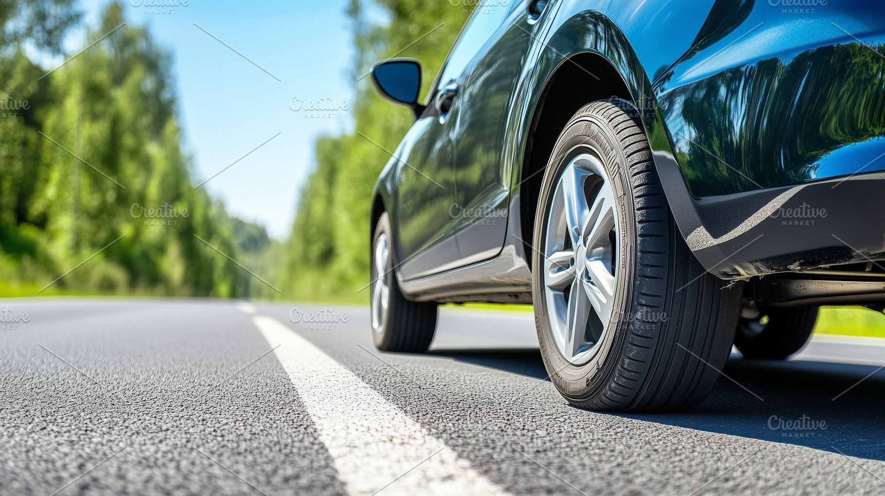 Low angle view on a black car, a Transportation Photo by MistyDay