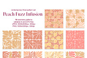 Peach Fuzz, abstract floral Patterns, a Pattern Graphic by ArtPavo (Thumbnail 4 of 8)