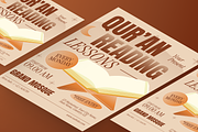 Quran Reading Lessons Flyer Set, a Flyer Template by Annora Studio (Thumbnail 5 of 6)