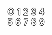 Lucky Outline, a Sans Serif Font by Fourteen Letter (Thumbnail 6 of 6)