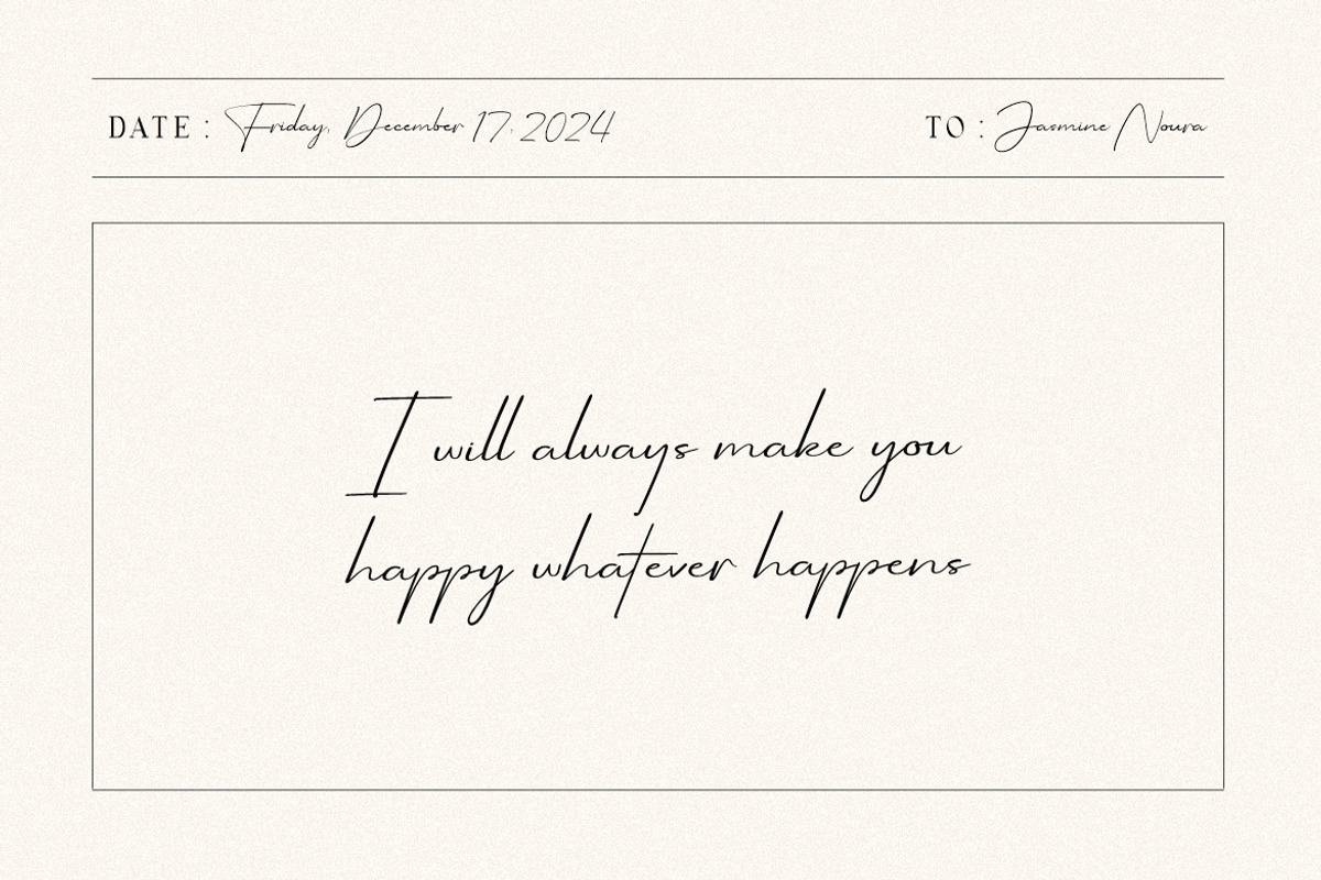 Aurantiaca Signature Font, a Handwritten Font by Burhan Afif (Photo 6 of 10)