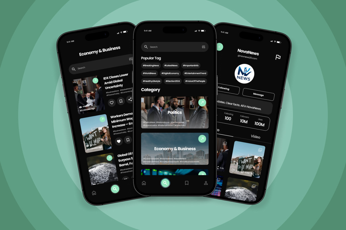 Pressio - News Portal Mobile App, an App Template by twinstd (Photo 4 of 5)