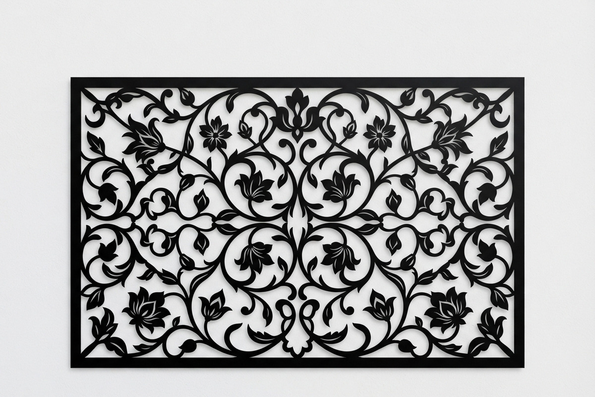 50 Elegant Floral Wall Panel Bundle, a Decorative Illustration by Amazin_art (Photo 23 of 25)