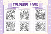 Underwater Dreams Coloring Book, a Decorative Illustration by HueNestify (Thumbnail 2 of 4)