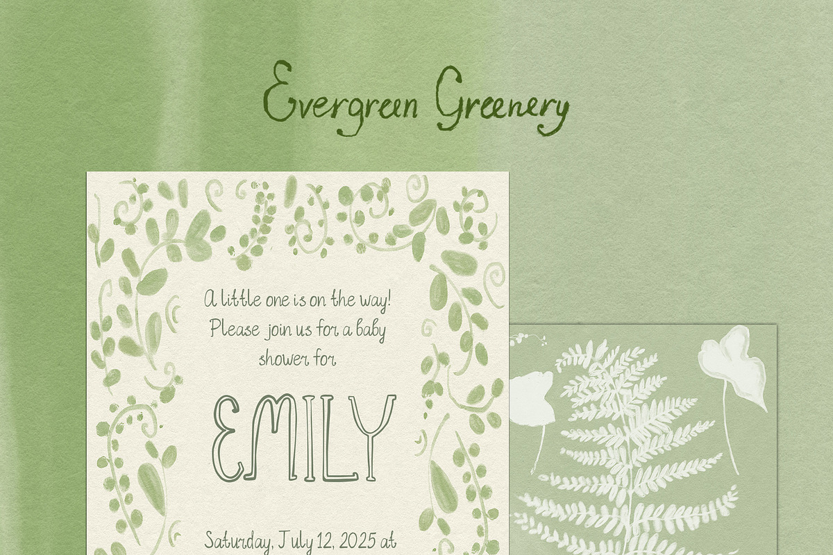 Greenery & Ferns PNG Illustrations, a Decorative Illustration by whiteheartdesign (Photo 8 of 19)