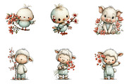 Whimsical Spring Clipart, an Illustration by CreationArt (Thumbnail 6 of 7)