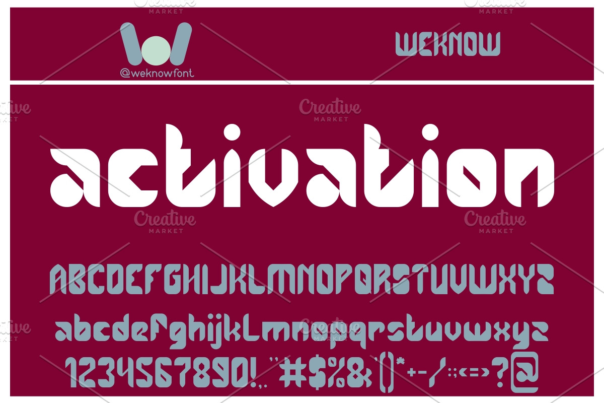 Time Machine font, a Font by weknow (Photo 5 of 5)