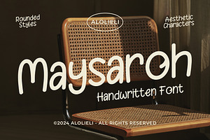 Maysaroh - Handwritten Font, a Handwritten Font by Alolieli Studio